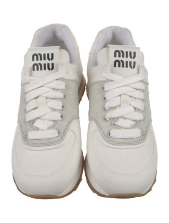 Miu Miu Leather Athletic Sneakers