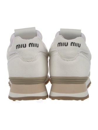 Miu Miu Leather Athletic Sneakers