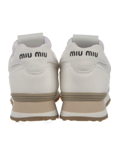 Miu Miu Leather Athletic Sneakers