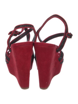 Miu Miu Suede Slingback Sandals