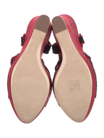 Miu Miu Suede Slingback Sandals