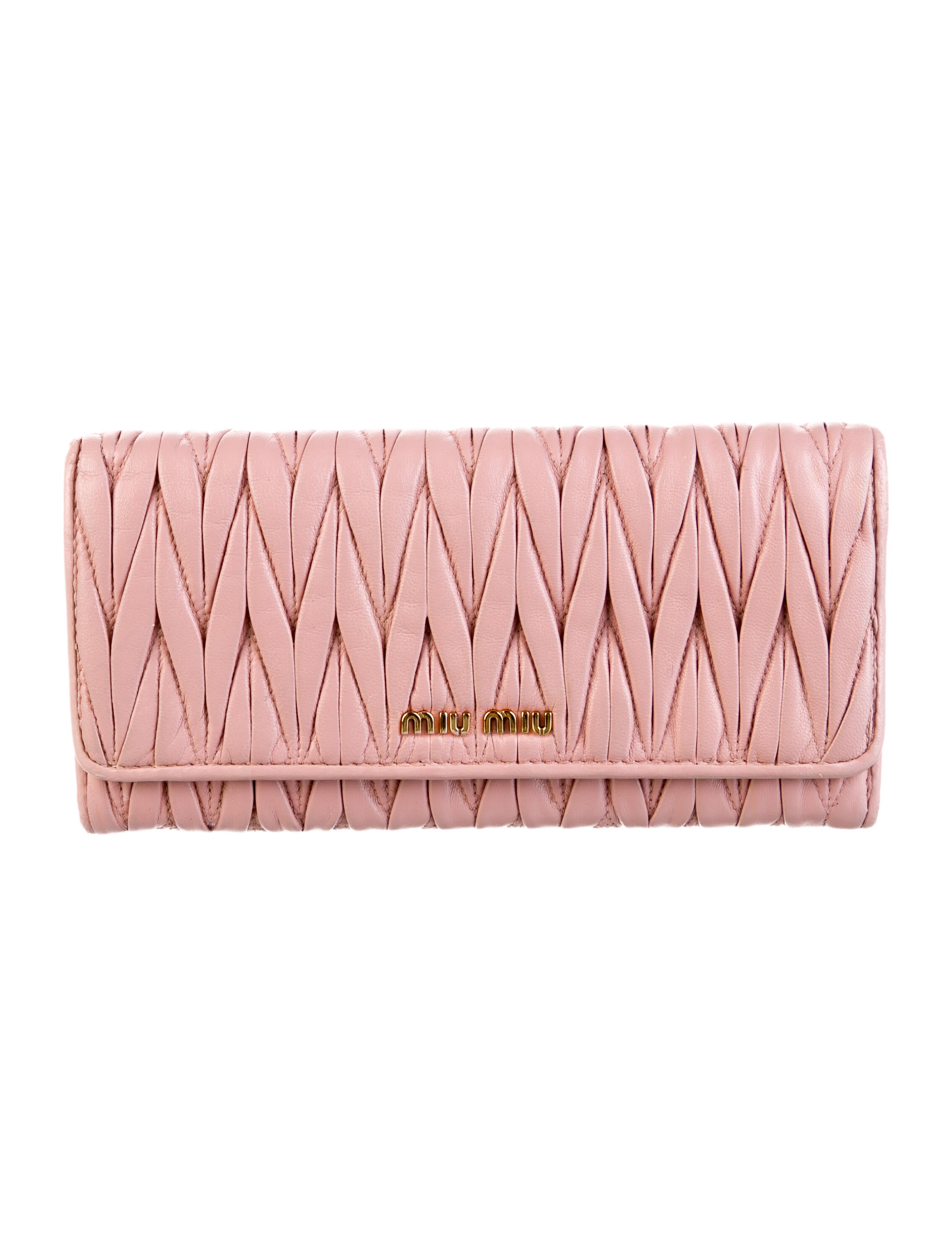 Miu Miu Leather Continental Wallet