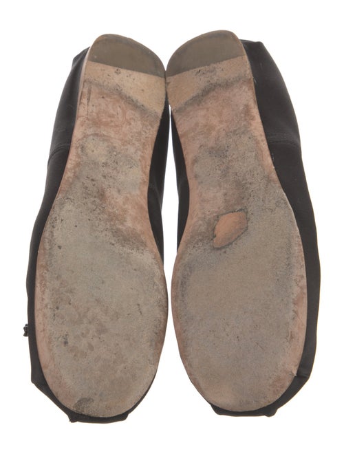 Miu Miu Satin Bow Accents Mary Jane Flats