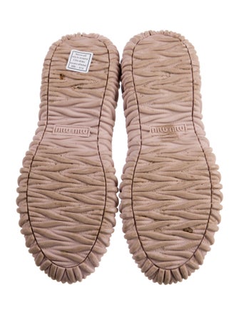 Miu Miu Crystal Embellishments Sneakers