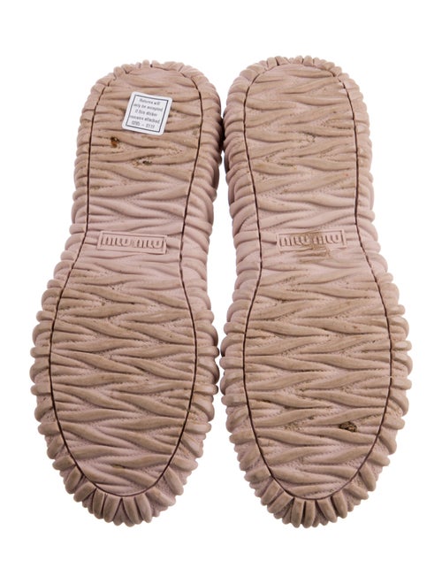 Miu Miu Crystal Embellishments Sneakers
