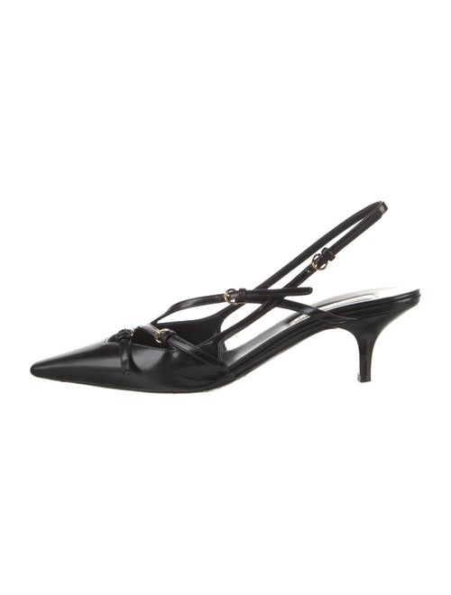 Miu Miu Patent Leather Slingback Pumps