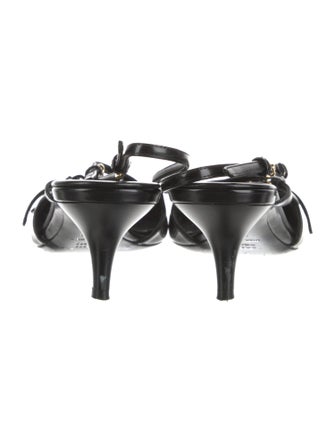 Miu Miu Patent Leather Slingback Pumps