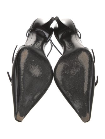 Miu Miu Patent Leather Slingback Pumps