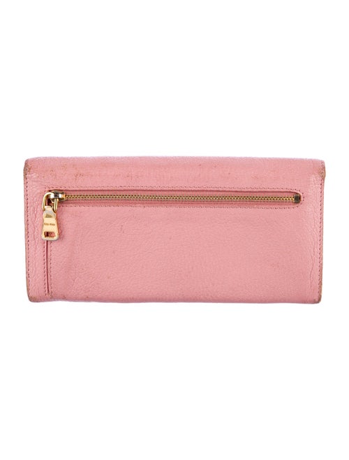 Miu Miu Leather Continental Wallet