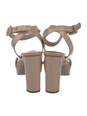 Miu Miu Patent Leather Sandals