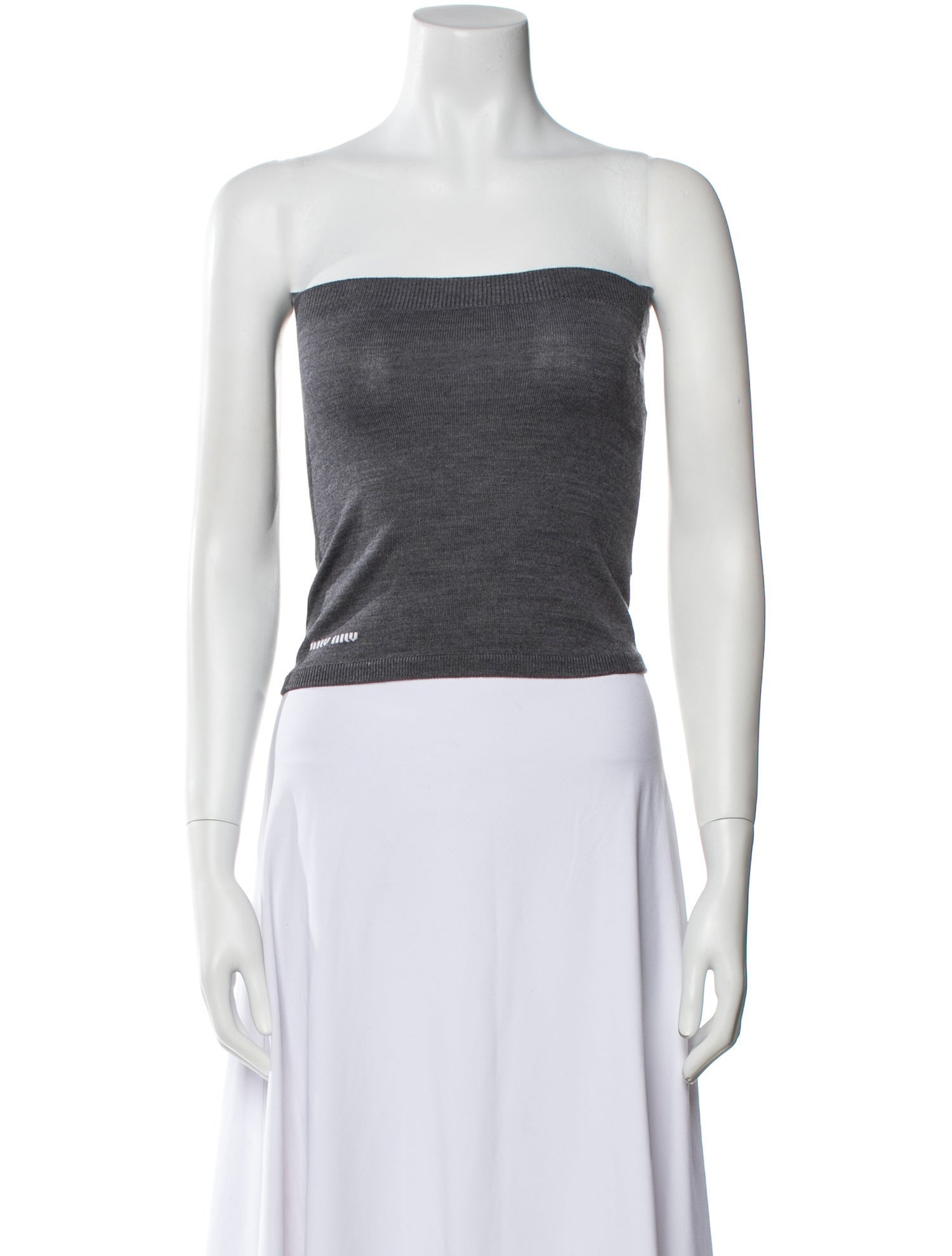 Miu Miu 2025 Virgin Wool Crop Top