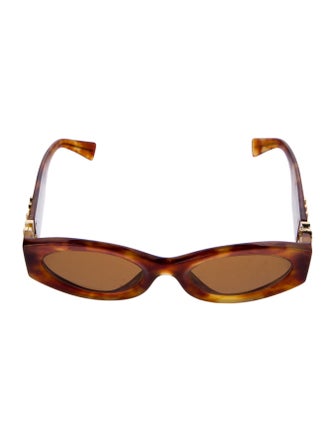 Miu Miu Square Tinted Sunglasses