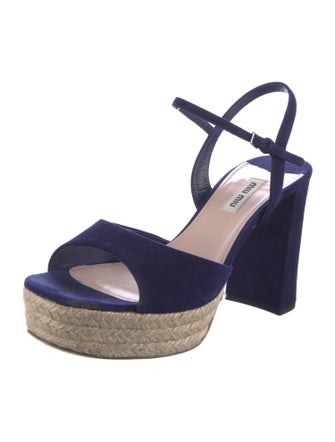 Miu Miu Suede Espadrilles