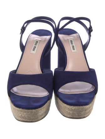 Miu Miu Suede Espadrilles