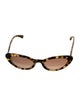 Miu Miu Cat-Eye Mirrored Sunglasses