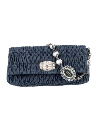 Miu Miu Denim Shoulder Bag