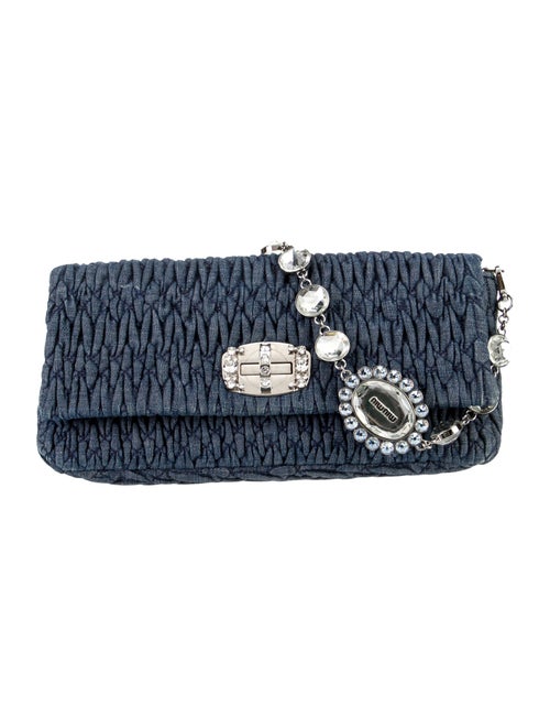 Miu Miu Denim Shoulder Bag