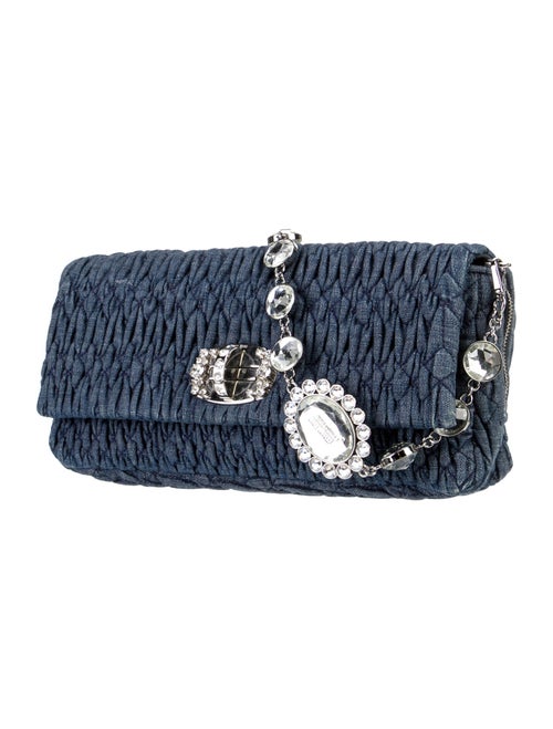 Miu Miu Denim Shoulder Bag