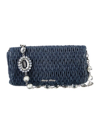 Miu Miu Denim Shoulder Bag