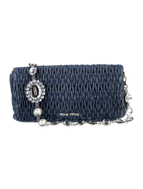 Miu Miu Denim Shoulder Bag