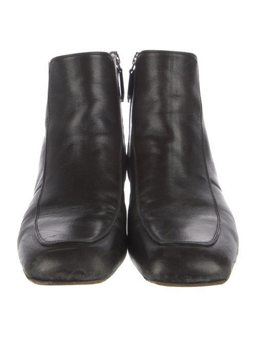 Miu Miu Leather Crystal Embellishments Chelsea Boots