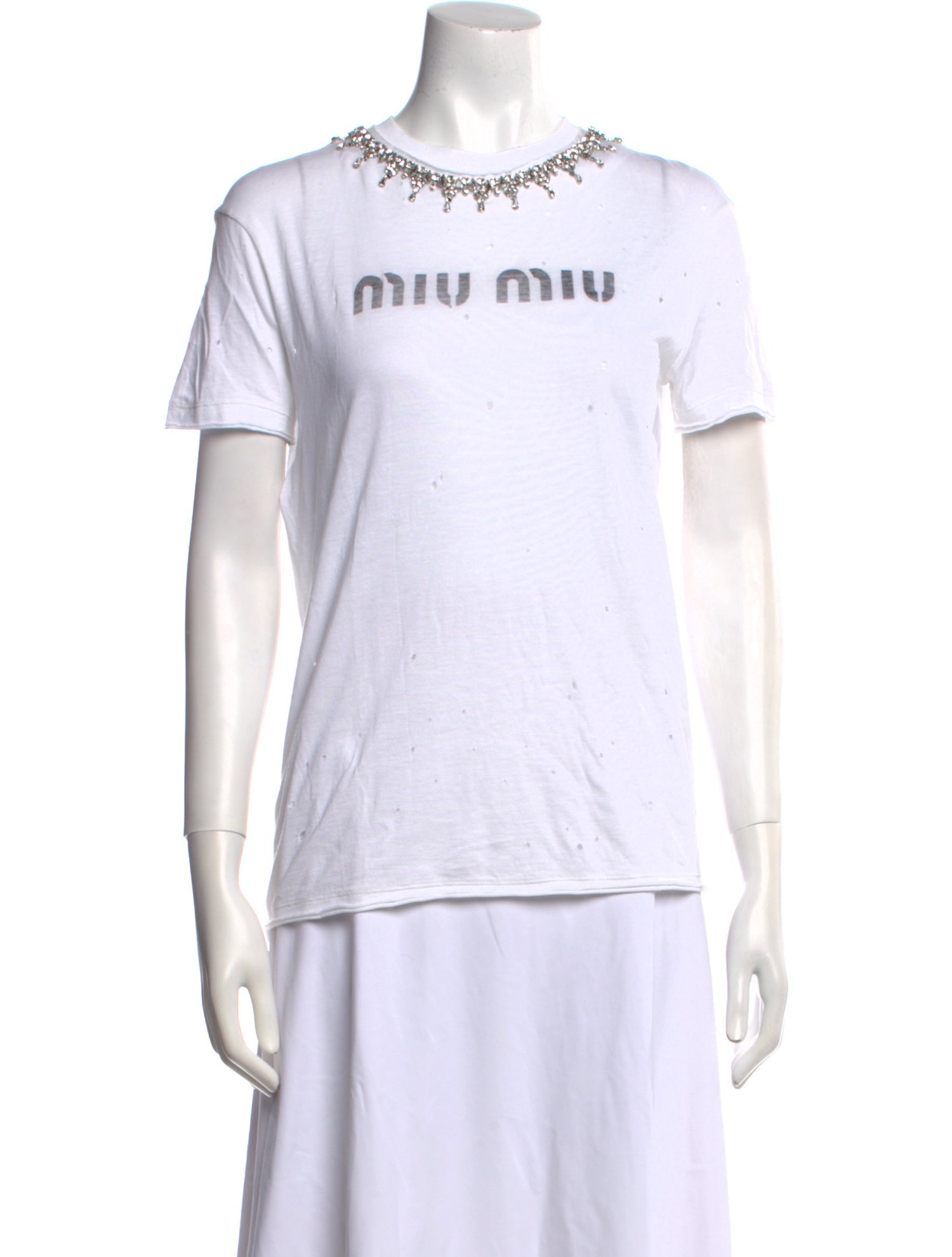 Miu Miu 2020 Graphic Print T-Shirt w/ Tags