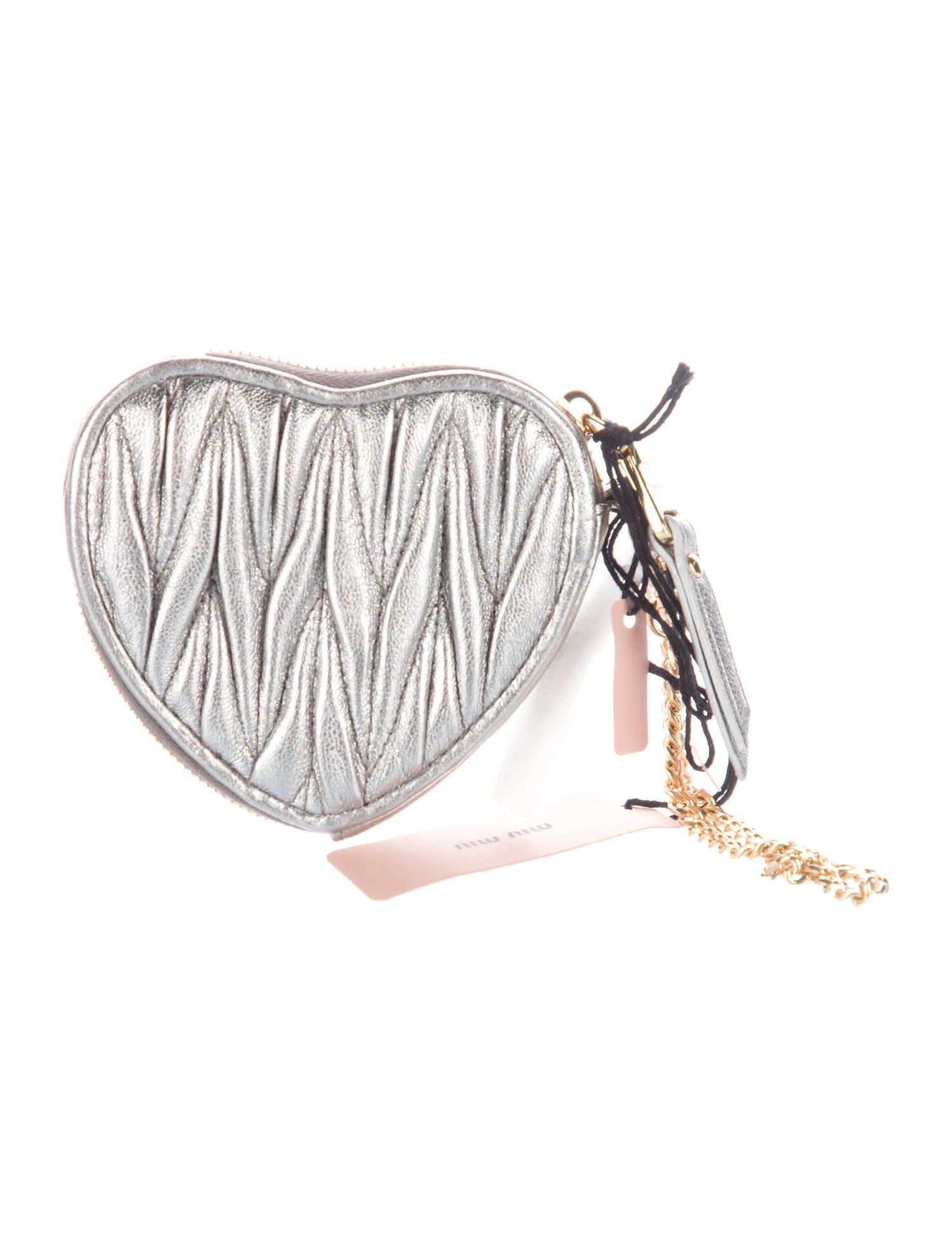 Miu Miu Leather Coin Pouch w/ Tags