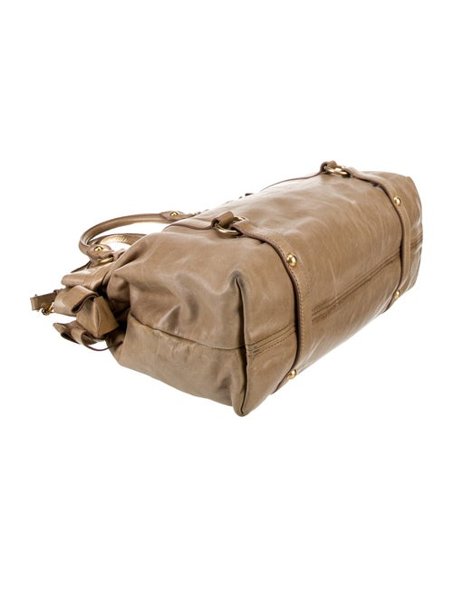 Miu Miu Leather Top Handle Bag