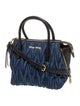 Miu Miu Denim Top Handle Bag