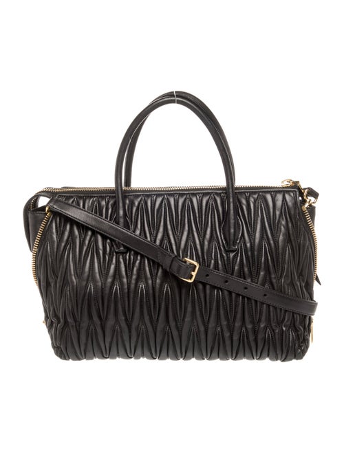 Miu Miu Leather Top Handle Bag