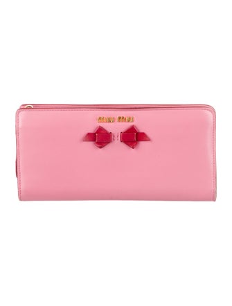 Miu Miu Leather Continental Wallet
