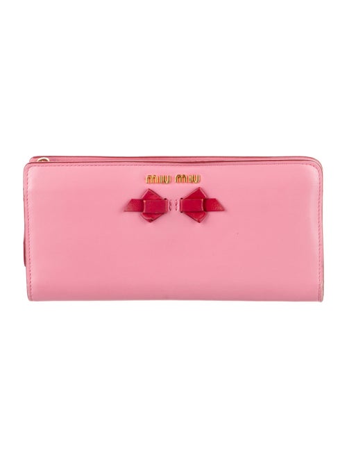 Miu Miu Leather Continental Wallet
