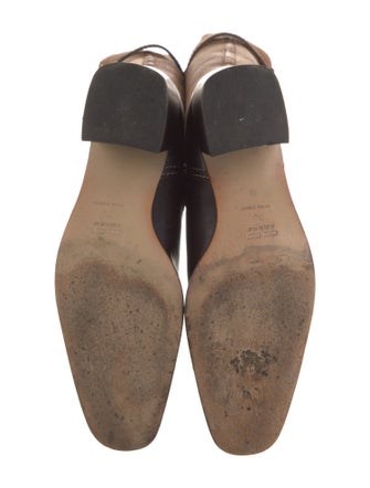 Miu Miu Shearling Colorblock Pattern Riding Boots