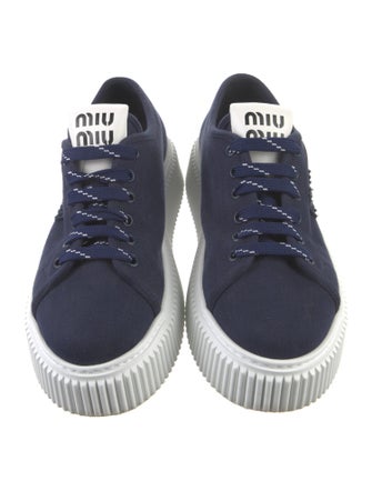 Miu Miu Canvas Sneakers