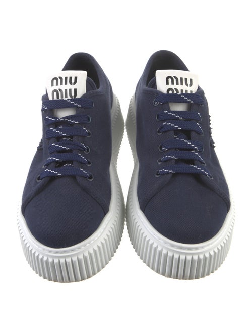 Miu Miu Canvas Sneakers