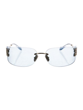 Miu Miu Shield Tinted Sunglasses