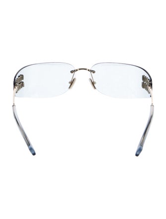 Miu Miu Shield Tinted Sunglasses