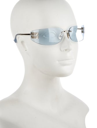 Miu Miu Shield Tinted Sunglasses