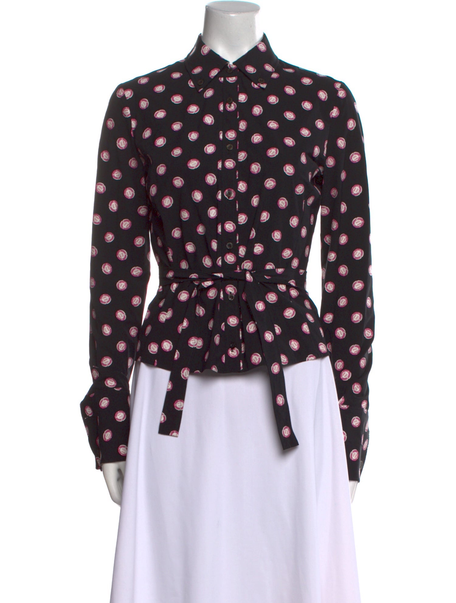 Miu Miu Vintage 2000 Button-Up Top