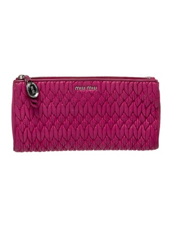 Miu Miu Leather Clutch