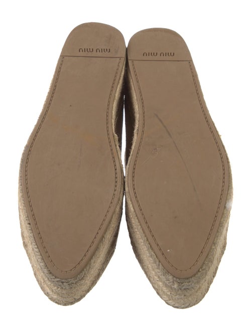 Miu Miu Suede Espadrille Sneakers
