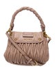 Miu Miu Leather Top Handle Bag