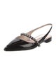 Miu Miu Patent Leather Slingback Flats