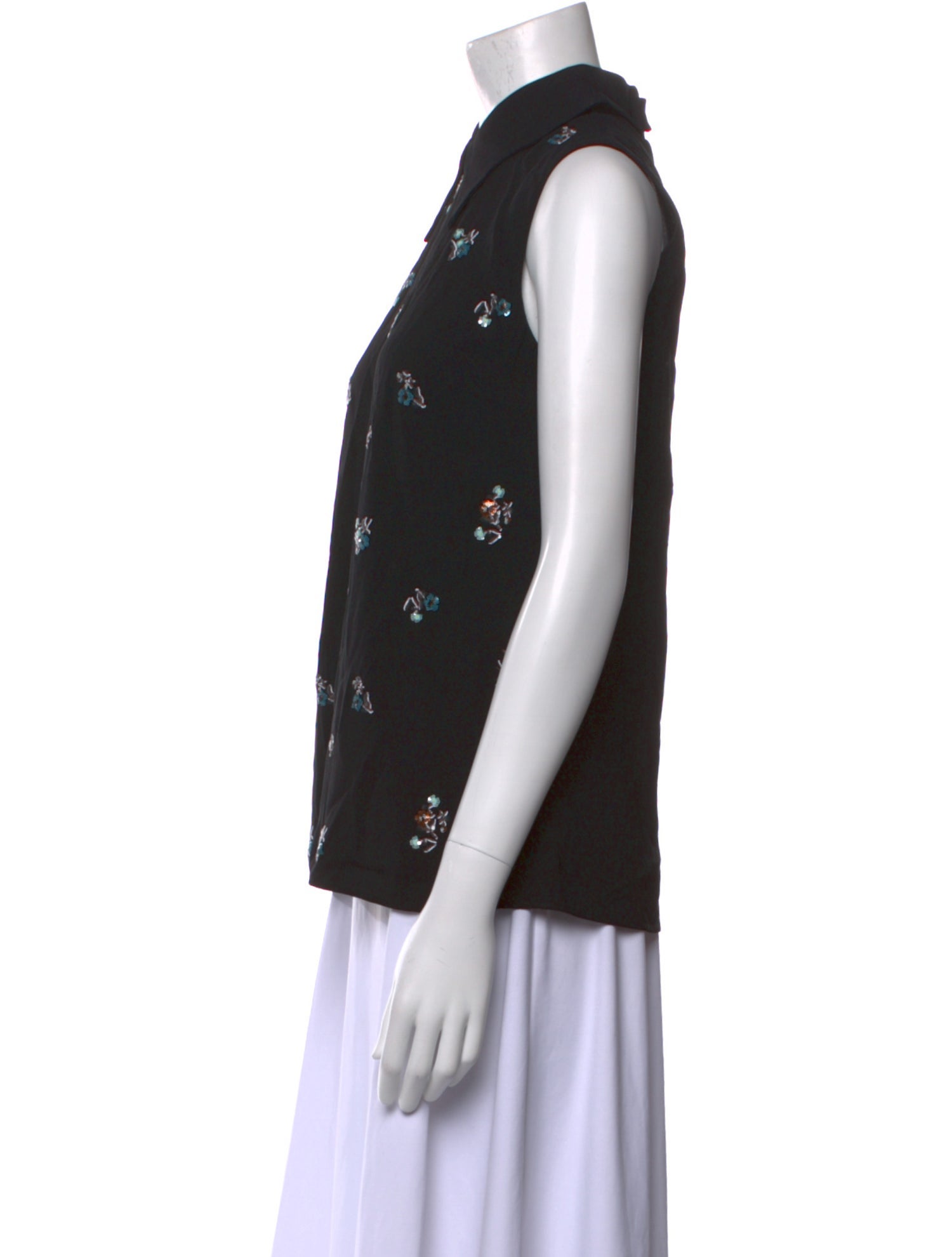 Miu Miu 2013 Printed Button-Up Top