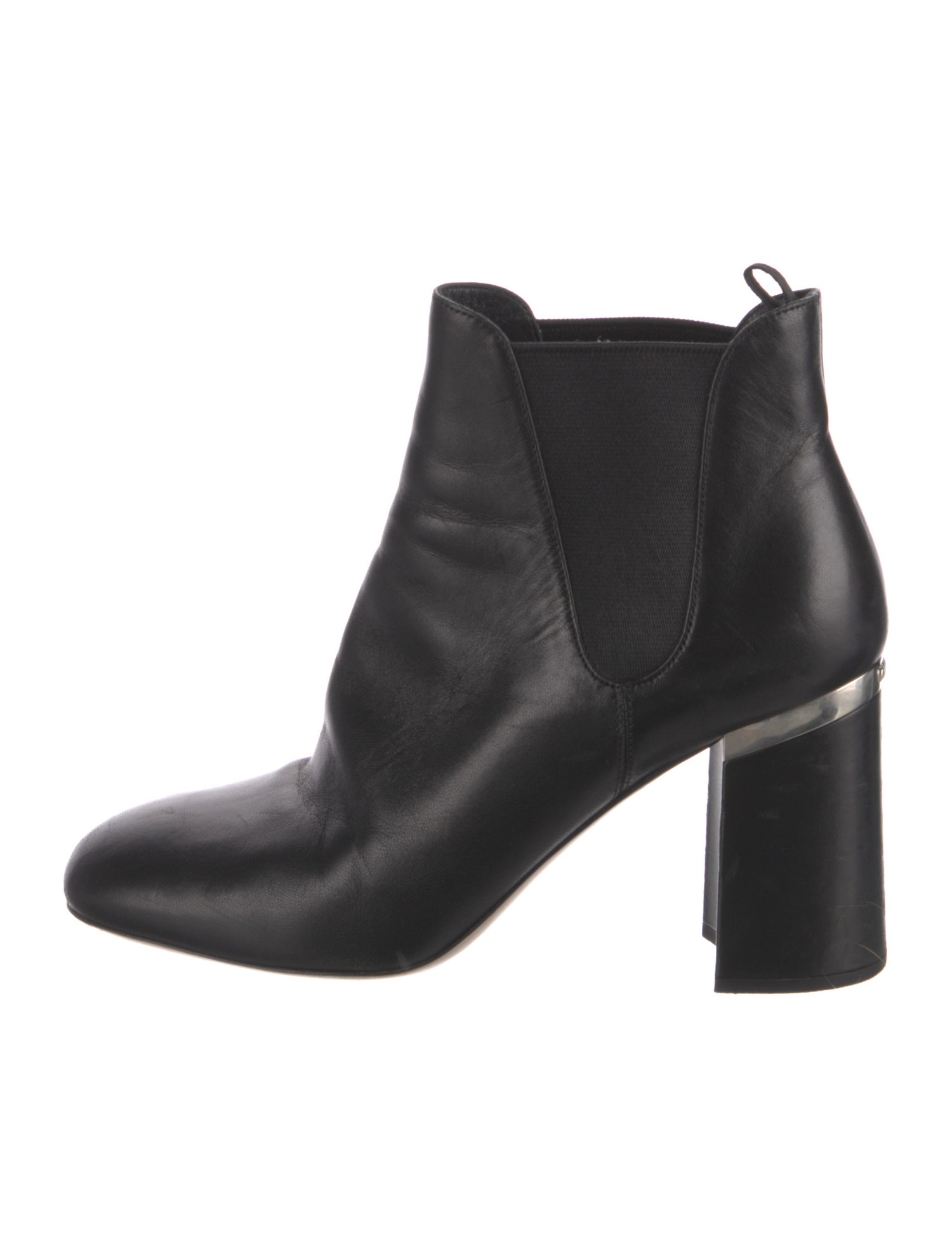 Miu Miu Leather Chelsea Boots
