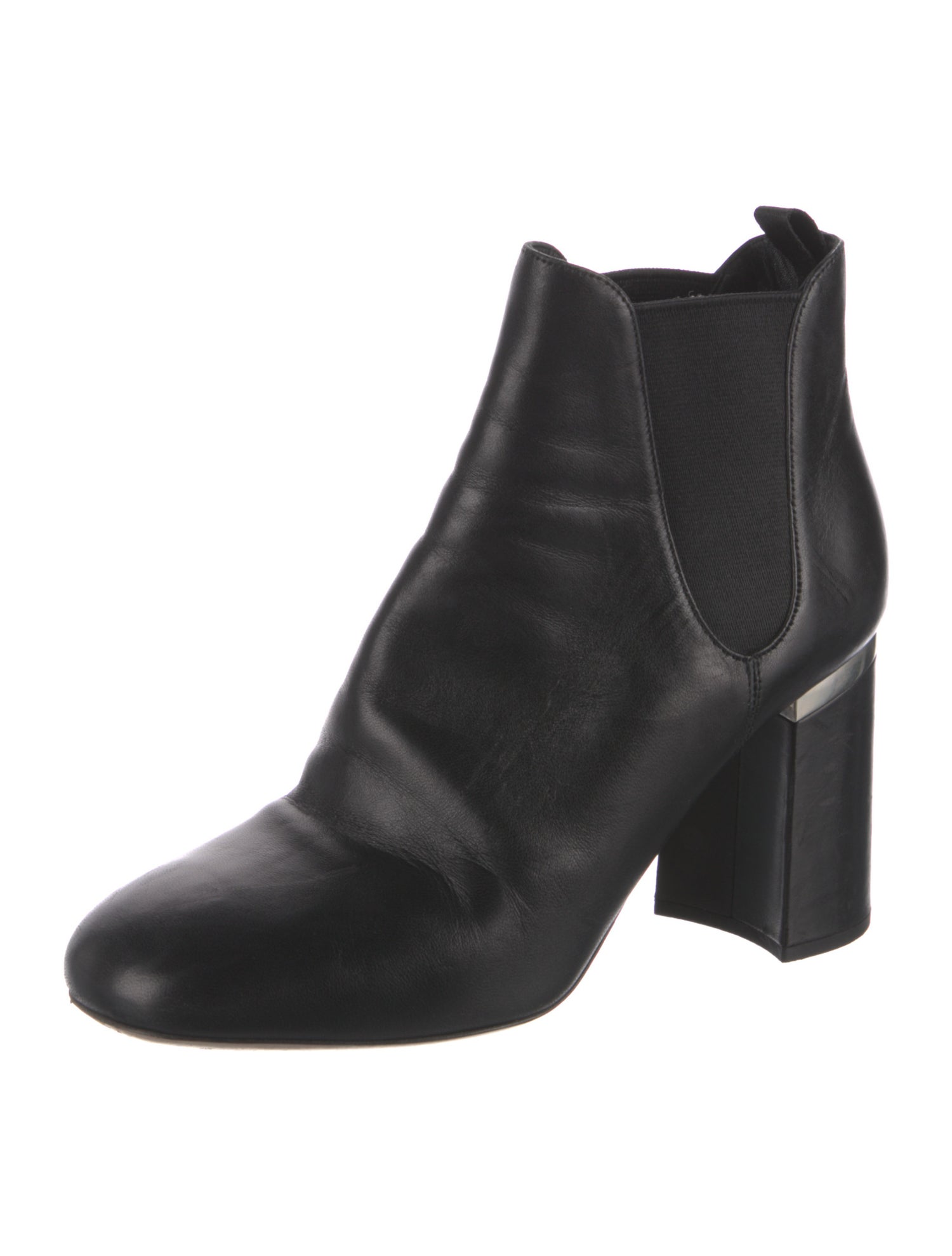 Miu Miu Leather Chelsea Boots
