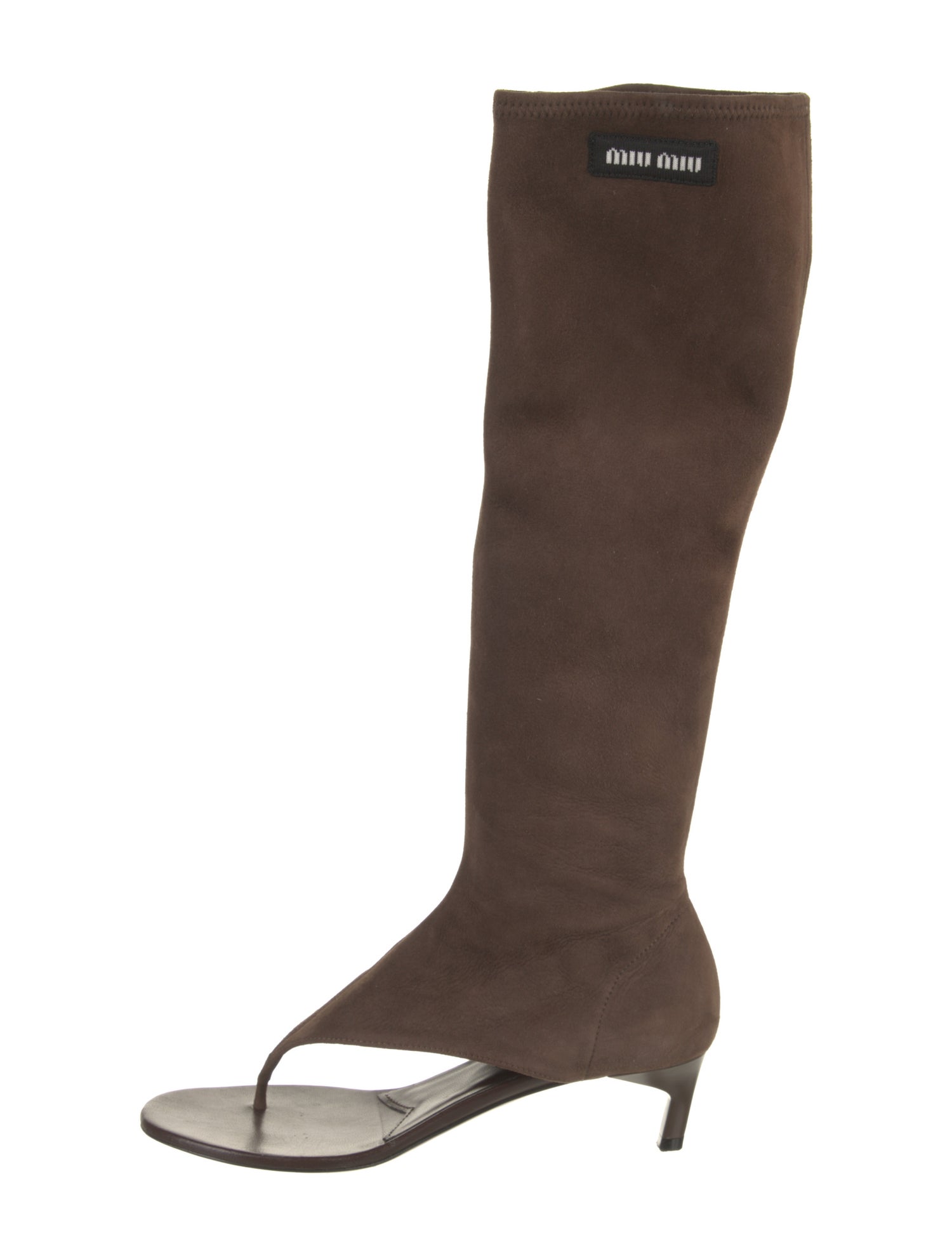 Miu Miu Suede Gladiator Sandals