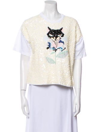 Miu Miu 2014 Graphic Print T-Shirt