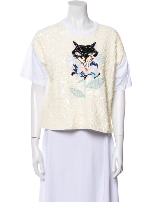 Miu Miu 2014 Graphic Print T-Shirt