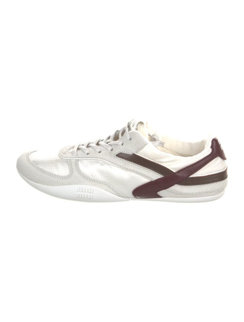 Miu Miu Mesh Striped Sneakers